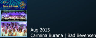 Aug 2013 Carmina Burana | Bad Bevensen