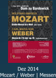 Dez 2014 Mozart / Weber | Messen
